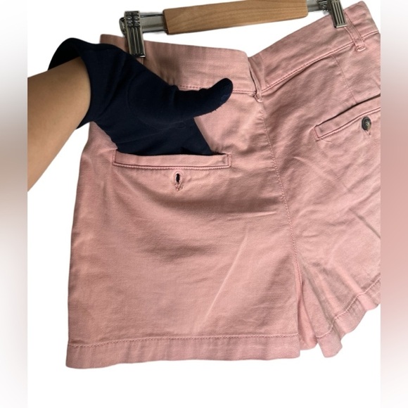 NWOT Free People Billie Chino High Rise Shorts In Pink - Picture 7 of 13
